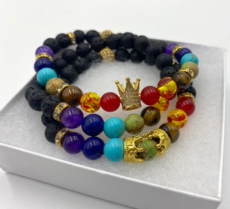 Amazon.com: GelConnie 7 Chakra Bracelet 8mm Natural Stone Healing Bracelet  Stress Relief Yoga Beads Anxiety Bracelet Womens Beaded Bracelet: Clothing,  Shoes & Jewelry